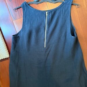 Lilly Pulitzer black linen swing dress